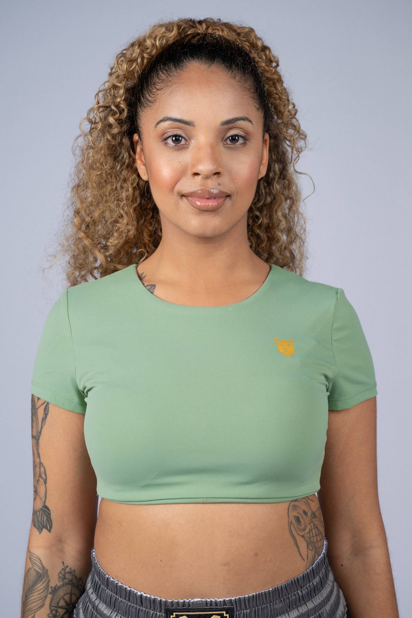 Crop top Fearless | Groen