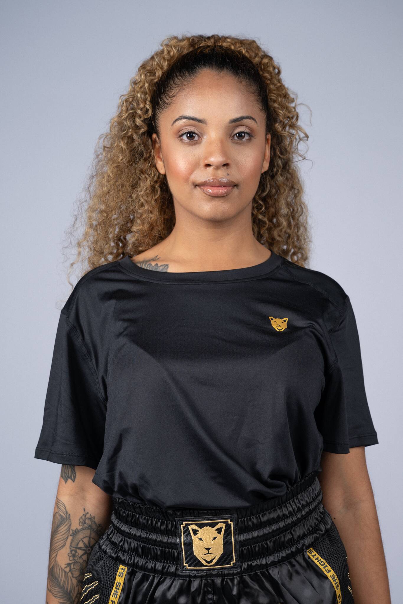 T-shirt Comfy Wijd | Zwart