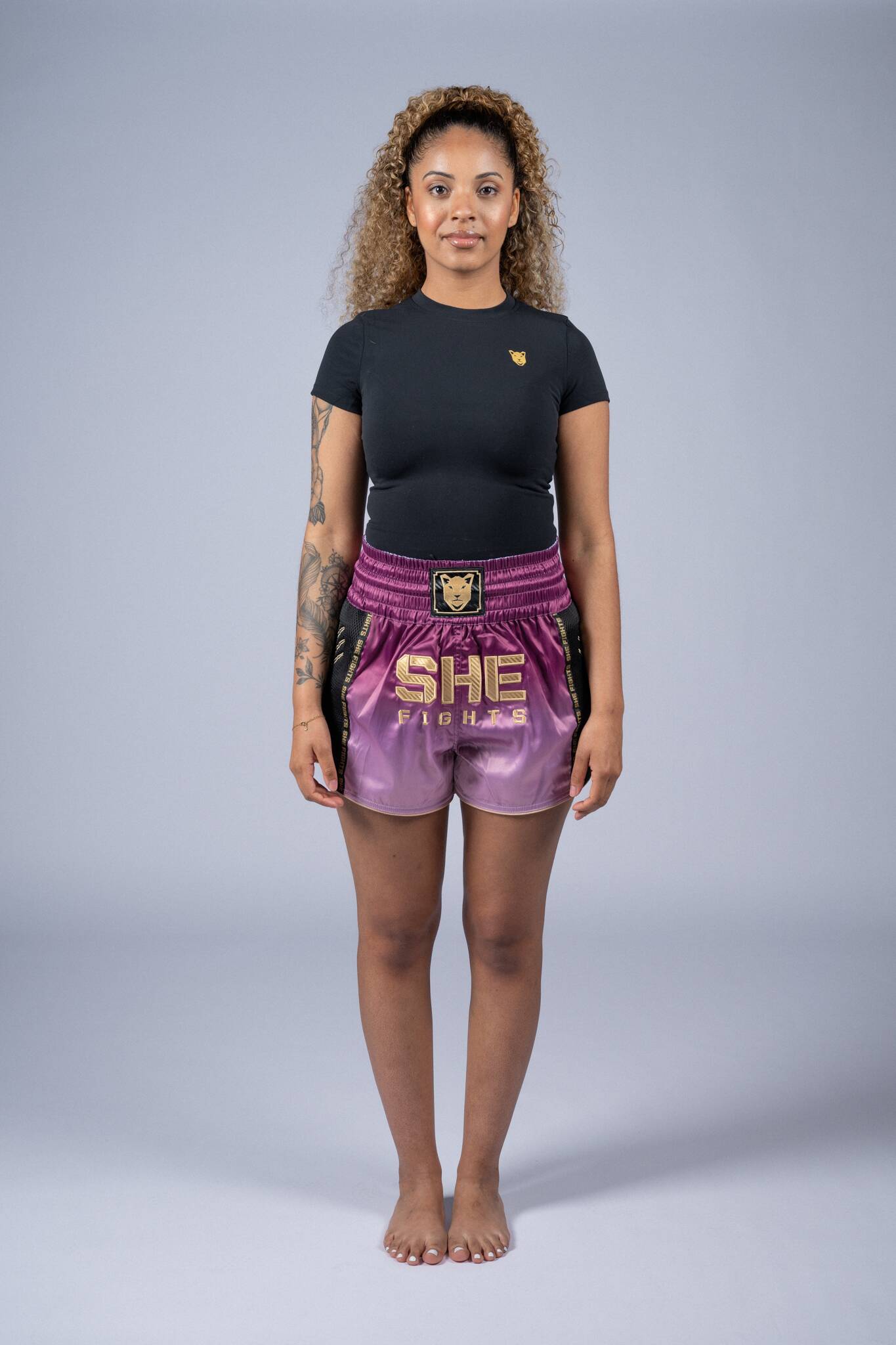 Kickbox broekje Blossom | Roze